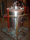 Used Used: Javo N.V. Alkmaar pressure tank, 100 gallon, stainless steel, vertical. 30