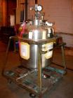 Used Used: Javo N.V. Alkmaar pressure tank, 100 gallon, stainless steel, vertical. 30