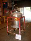 Used-Used: Buckley Iron Works pressure tank, 100 gallon, stainless steel, vertical. 30
