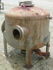 Used Douglas Brothers tank, 100 gallon, 321 stainless steel, vertical. 36