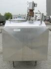 Used Flavor tank, (2) compartment, approximate 250 gallon each, 304 stainless steel.  41
