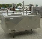 Used Flavor tank, (2) compartment, approximate 250 gallon each, 304 stainless steel.  41