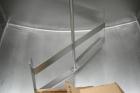 Used Flavor tank, (2) compartment, approximate 250 gallon each, 304 stainless steel.  41