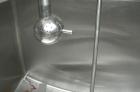 Used Flavor tank, (2) compartment, approximate 250 gallon each, 304 stainless steel.  41