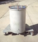 Unused-55 gallon type 304L stainless steel tank. 22