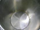 Used- Tank, 60 Gallon, Stainless Steel, Vertical. 22-1/2