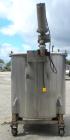 Used Tank, Approximate 140 Gallon, 316 Stainless Steel, Vertical.  34