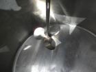 Used Tank, Approximate 140 Gallon, 316 Stainless Steel, Vertical.  34