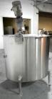 Used Bush Tank, 425 gallon, stainless steel construction, approximately 52