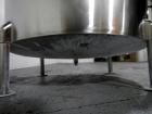 Used Bush Tank, 425 gallon, stainless steel construction, approximately 52