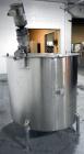 Used Bush Tank, 425 gallon, stainless steel construction, approximately 52