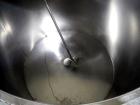 Used Bush Tank, 425 gallon, stainless steel construction, approximately 52