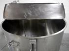 Used- Bush Tank, 425 gallon, stainless steel construction, approximately 52