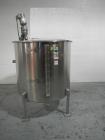 Used Bush Tank, 425 gallon, stainless steel construction, approximately 52