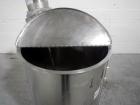 Used Bush Tank, 60 gallon, stainless steel construction, approximately 24