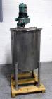Used Tank, 100 Gallon, Stainless Steel. Approximately 30