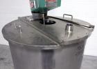 Used Tank, 100 Gallon, Stainless Steel. Approximately 30