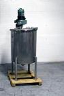 Used Tank, 100 Gallon, Stainless Steel. Approximately 30