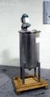 Used Flo Bin Mix Tank, 63 Gallon, Stainless Steel. Approximately 22