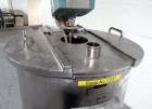 Used Flo Bin Mix Tank, 63 Gallon, Stainless Steel. Approximately 22
