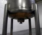 Used Flo Bin Mix Tank, 63 Gallon, Stainless Steel. Approximately 22