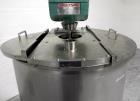 Used Tank, 100 Gallon, Stainless Steel. Approximately 30