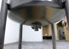 Used Tank, 100 Gallon, Stainless Steel. Approximately 30