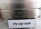 Used Tank, 100 Gallon, Stainless Steel. Approximately 30