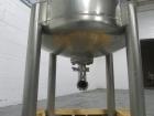 Used Flo Bin Mix Tank, 63 Gallon, Stainless Steel. Approximately 22