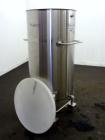 Used Tank, 106 Gallon (400 Liter), 316 Stainless Steel, Vertical. Approximate 27-1/2