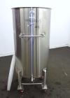 Used- Tank, 106 Gallon (400 Liter), 316 Stainless Steel, Vertical. Approximate 27-1/2