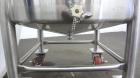 Used Tank, 106 Gallon (400 Liter), 316 Stainless Steel, Vertical. Approximate 27-1/2