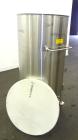 Used Tank, 132 Gallon (500 Liter), 316 Stainless Steel, Vertical. Approximate 30