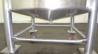 Used Tank, 132 Gallon (500 Liter), 316 Stainless Steel, Vertical. Approximate 30