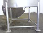 Used Tank, 125 Gallon, 304 Stainless Steel, Vertical. Approximately 38