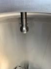 Used Stainless Steel Tank, Approximate 135 Gallon, 304 Stainless Steel, Vertical. Approximate 33