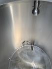 Used Stainless Steel Tank, Approximate 135 Gallon, 304 Stainless Steel, Vertical. Approximate 33