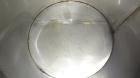 Used Tank, 80 Gallon, 304 Stainless Steel, Vertical. Approximately 30-1/2