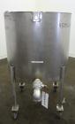 Used Tank, 80 Gallon, 304 Stainless Steel, Vertical. Approximately 30-1/2