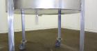 Used Tank, 80 Gallon, 304 Stainless Steel, Vertical. Approximately 30-1/2