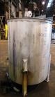 Used Haza Mechanical Tank, 458 Gallons, 316L Stainless Steel, Vertical, 48