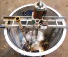 Used Haza Mechanical Tank, 458 Gallons, 316L Stainless Steel, Vertical, 48