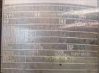 Used Haza Mechanical Tank, 458 Gallons, 316L Stainless Steel, Vertical, 48