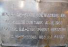 Used 458 Gallon Stainless Steel Haza Mechanical Tank, Model XJ-30AM