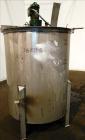 Used Haza Mechanical Tank, 458 Gallons, 316L Stainless Steel, Vertical, 48
