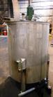 Used Haza Mechanical Tank, 458 Gallons, 316L Stainless Steel, Vertical, 48