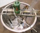 Used Haza Mechanical Tank, 458 Gallons, 316L Stainless Steel, Vertical, 48