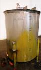 Used Haza Mechanical Tank, 458 Gallons, 316L Stainless Steel, Vertical, 48