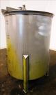 Used Haza Mechanical Tank, 458 Gallons, 316L Stainless Steel, Vertical, 48