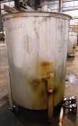 Used Haza Mechanical Tank, 458 Gallons, 316L Stainless Steel, Vertical, 48